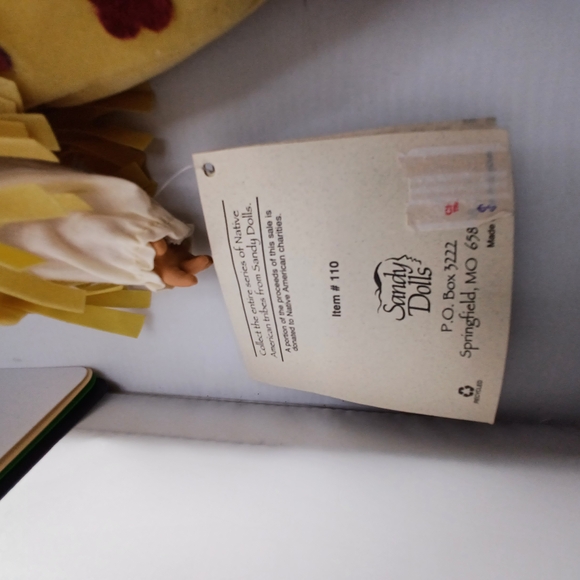 Goldrn Fawn Cherokee Maiden Native American-Inspired Doll with Fringe Outfit - Picture 6 of 13